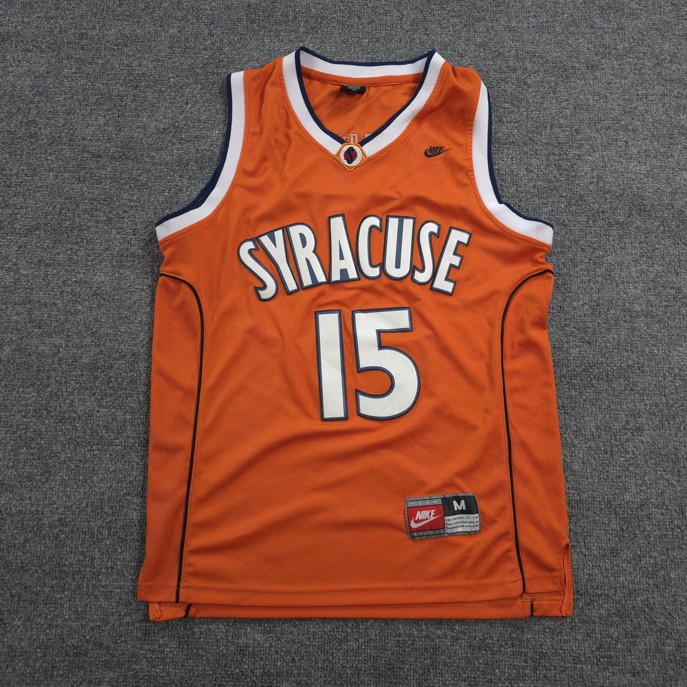 Vintage Syracuse Orange Jersey Mens M NCAA Basketball Nike Carmelo Anthony 15